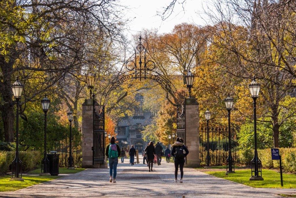 University of Chicago, uma das melhores universidades dos EUA.